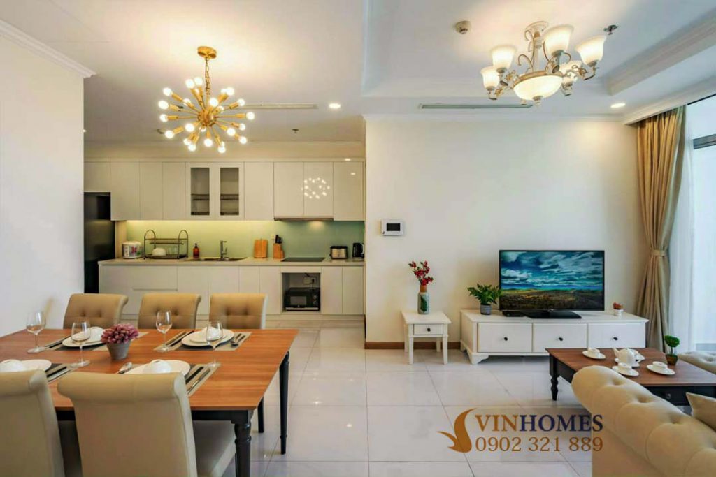 Giá thuê ngắn hạn theo ngày căn hộ Vinhomes Bình Thạnh khu Landmark